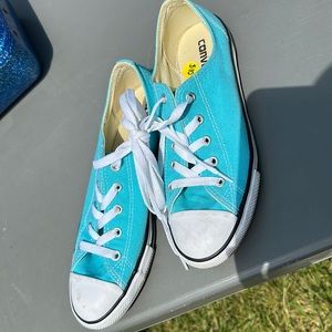 Bright blue converse